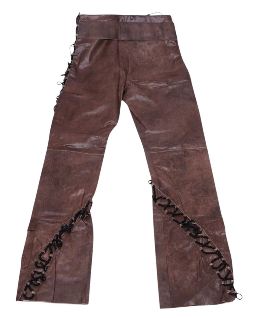 Voyage Mazzilli Michielsens lace-up brown leather pants