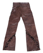 Voyage Mazzilli Michielsens lace-up brown leather pants