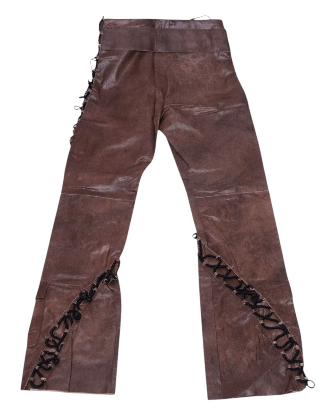Voyage Mazzilli Michielsens lace-up brown leather pants