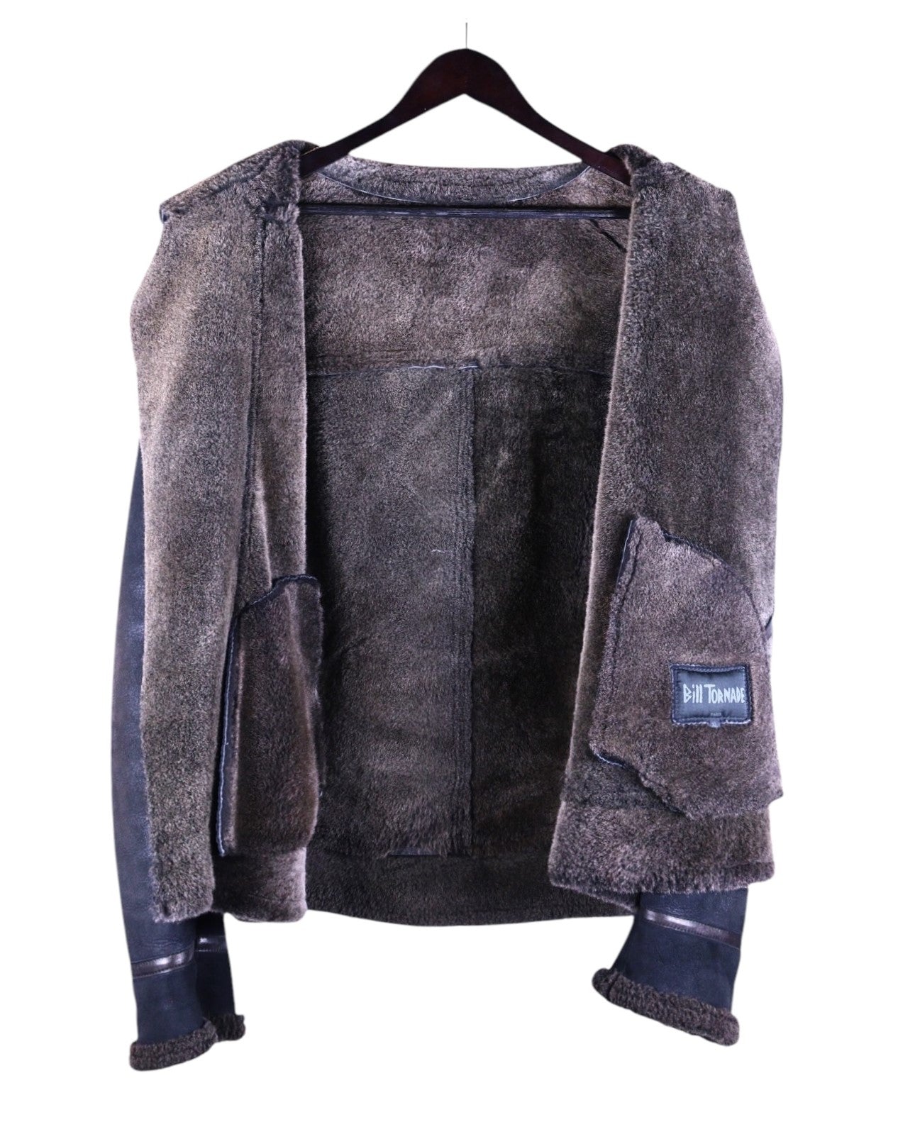 Bill Tornade leather jacket with wool lining
