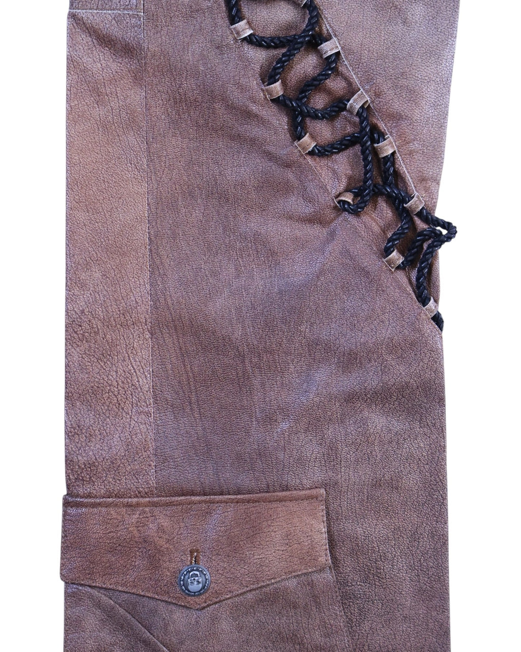 Voyage Mazzilli Michielsens lace-up brown leather pants