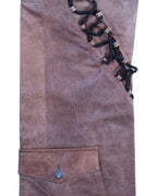 Voyage Mazzilli Michielsens lace-up brown leather pants