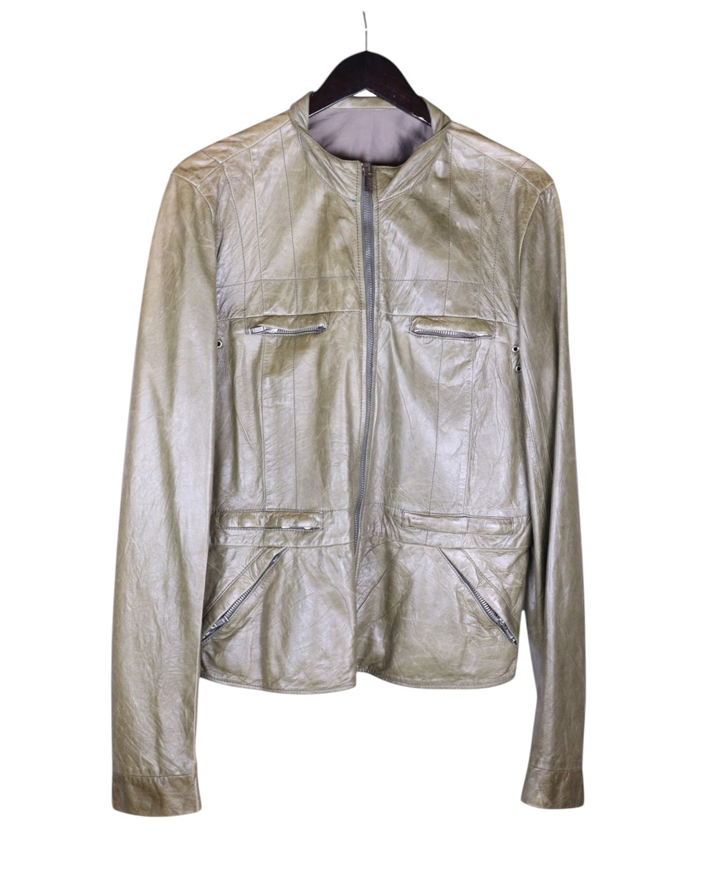 Rick Owens Olmar and Miltra leather jacket