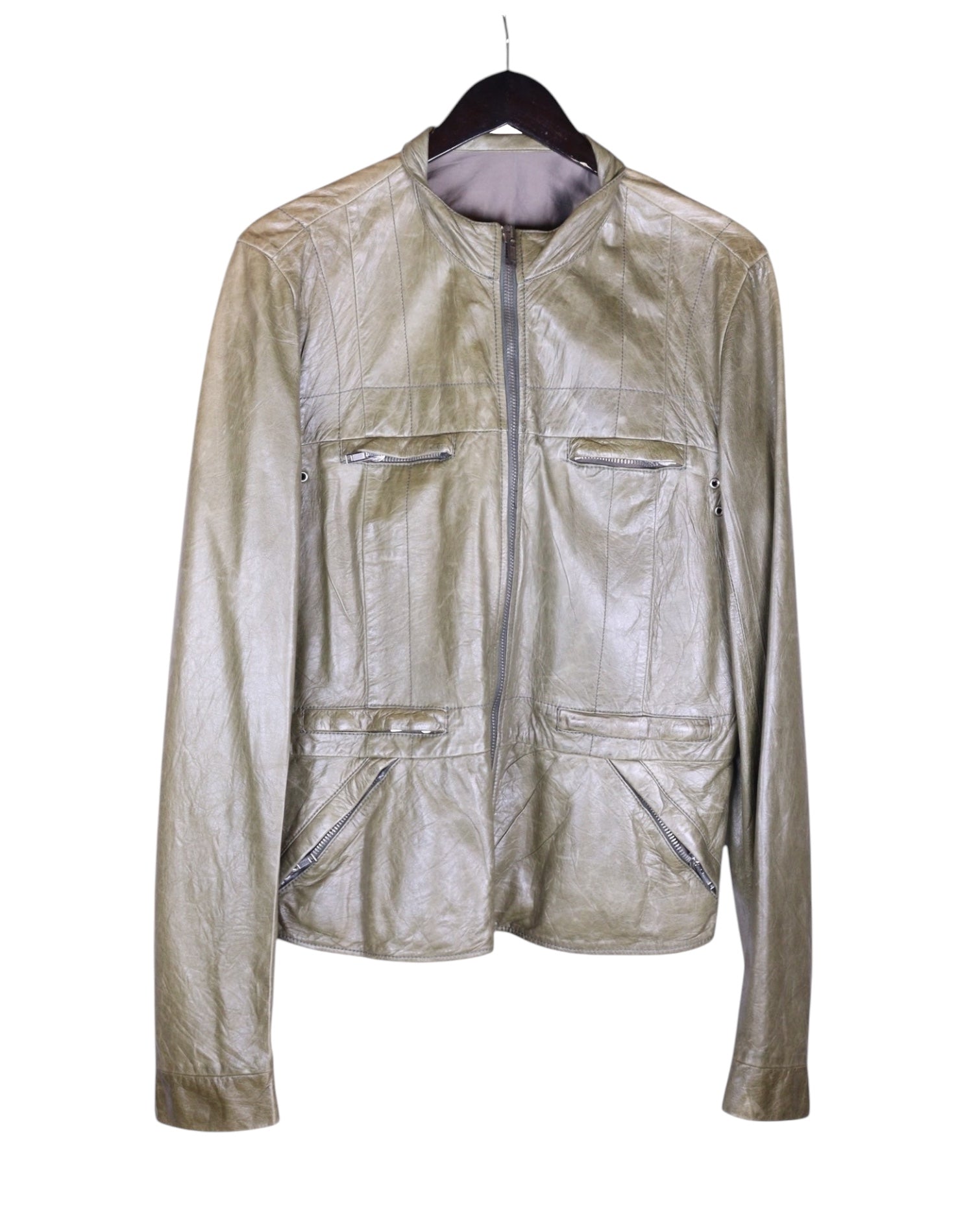 Rick Owens Olmar and Miltra leather jacket