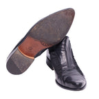 Roberto Cavalli black leather shoes