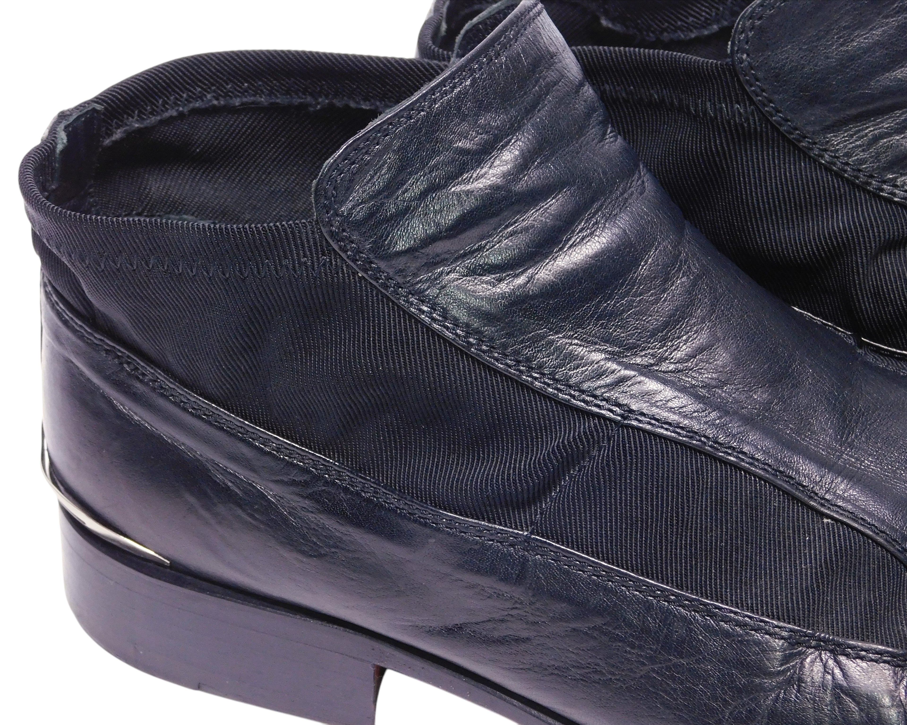 Roberto Cavalli black leather shoes