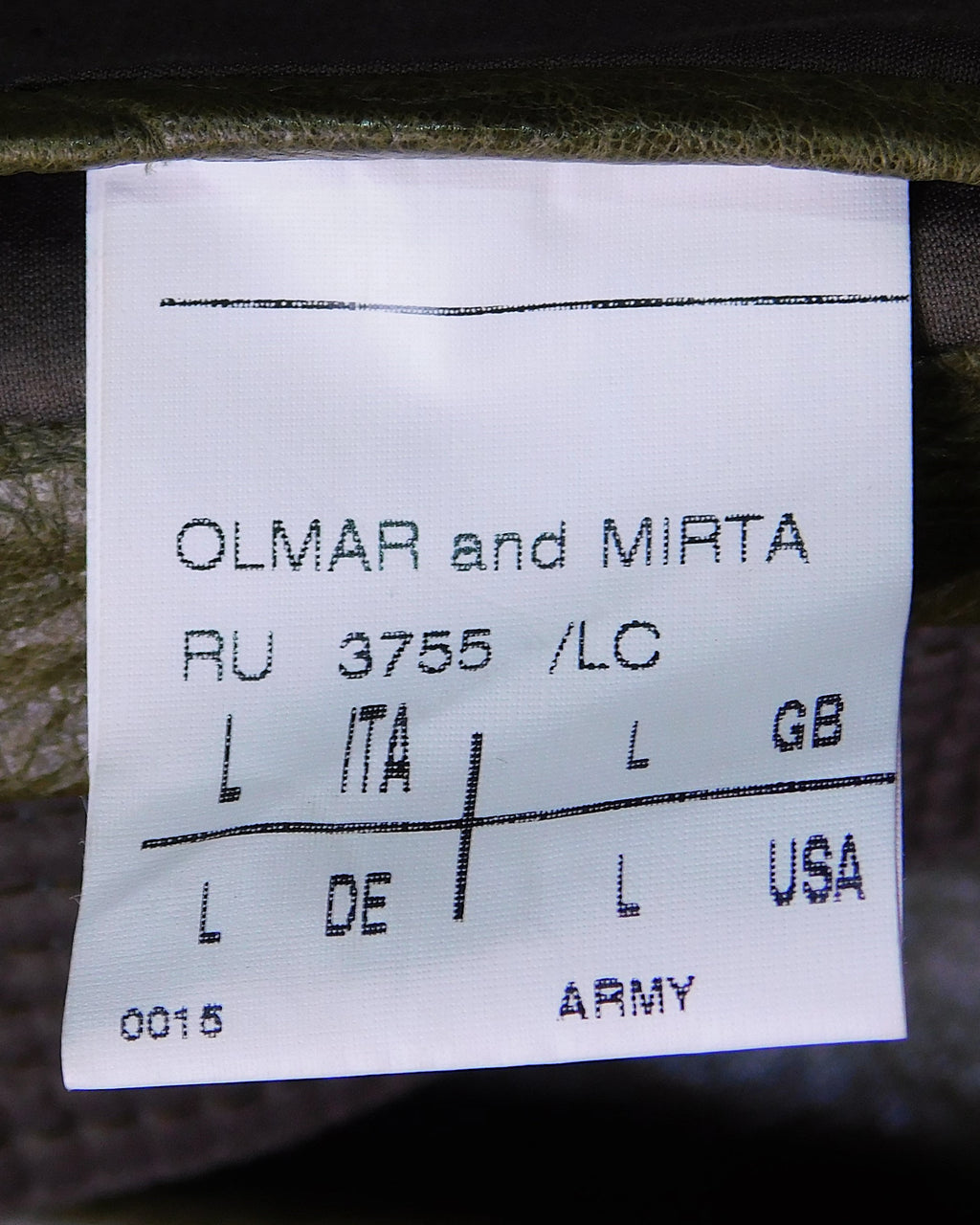 Rick Owens Olmar and Miltra leather jacket