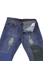 Roberto Cavalli patchwork jeans