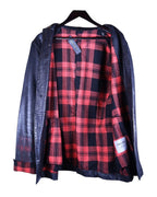 Yohan Serfaty Bonded leather & wool jacket