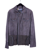 Roberto Cavalli leather jacket with silk lining