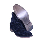 John Varvatos midningt black velvet wingtip boots