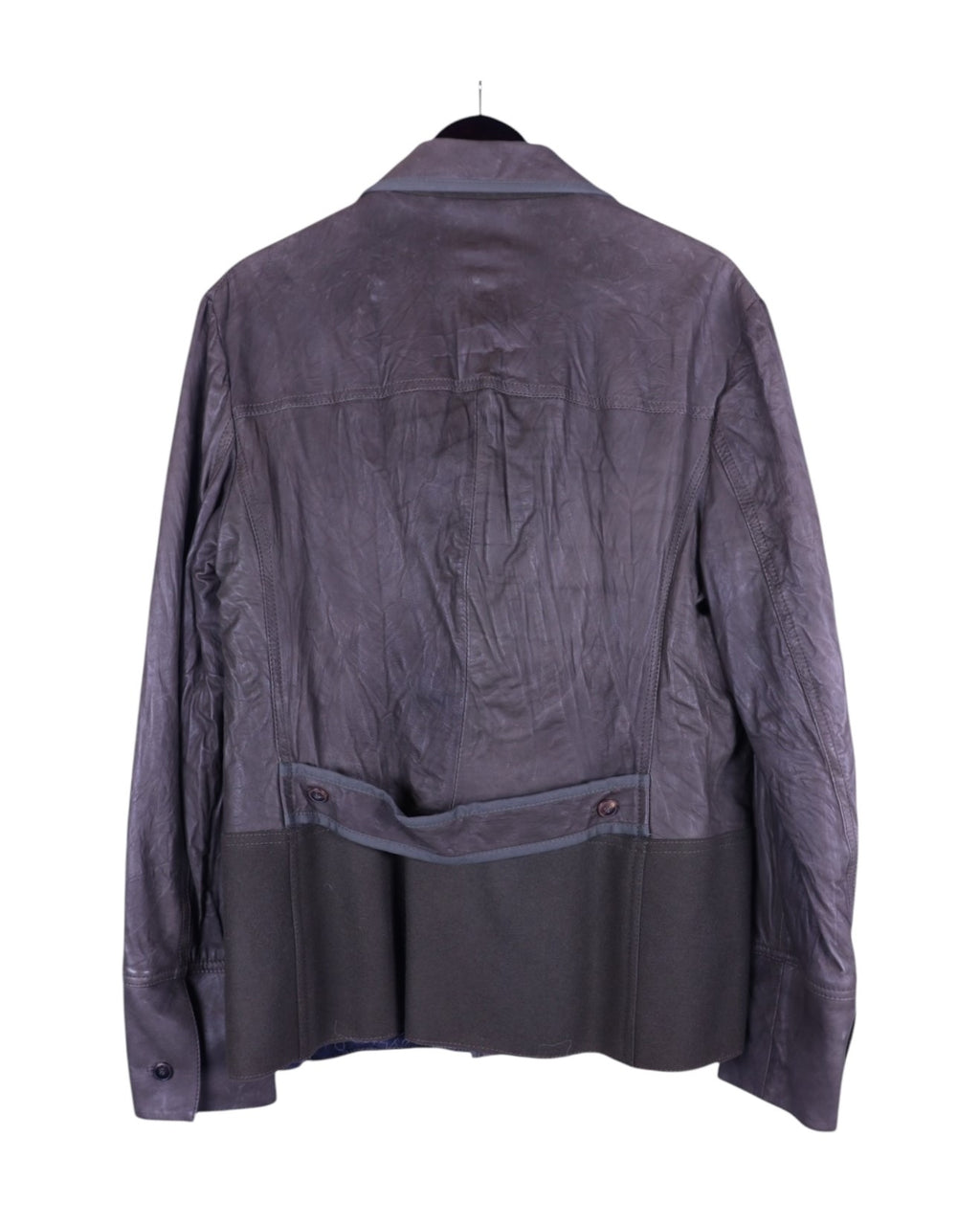 Roberto Cavalli leather jacket with silk lining
