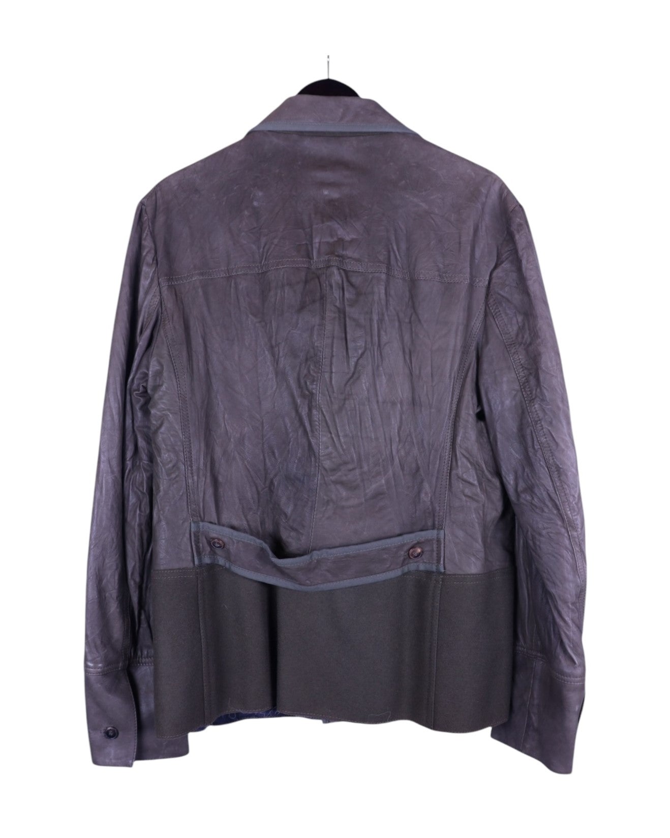 Roberto Cavalli leather jacket with silk lining