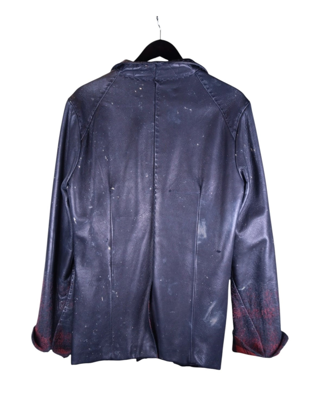 Yohan Serfaty Bonded leather & wool jacket