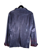 Yohan Serfaty Bonded leather & wool jacket