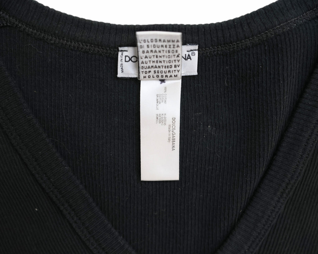 Dolce & Gabbana black and white tank top