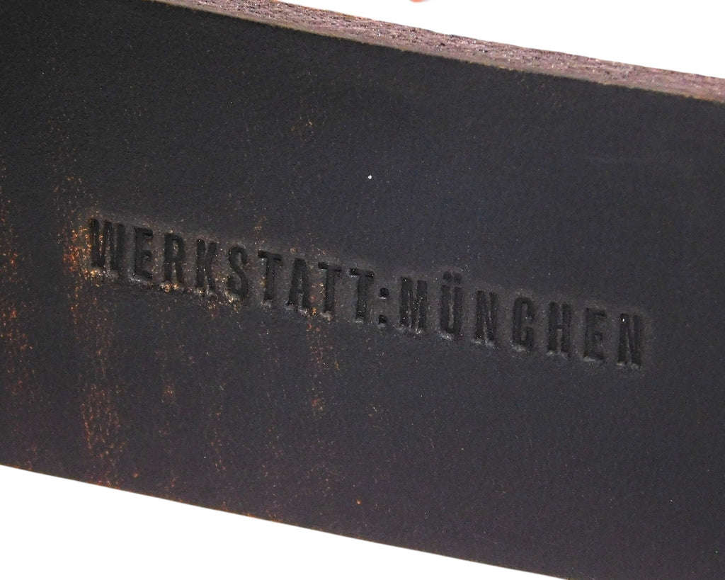 Werkstatt Munchen heavy leather belt