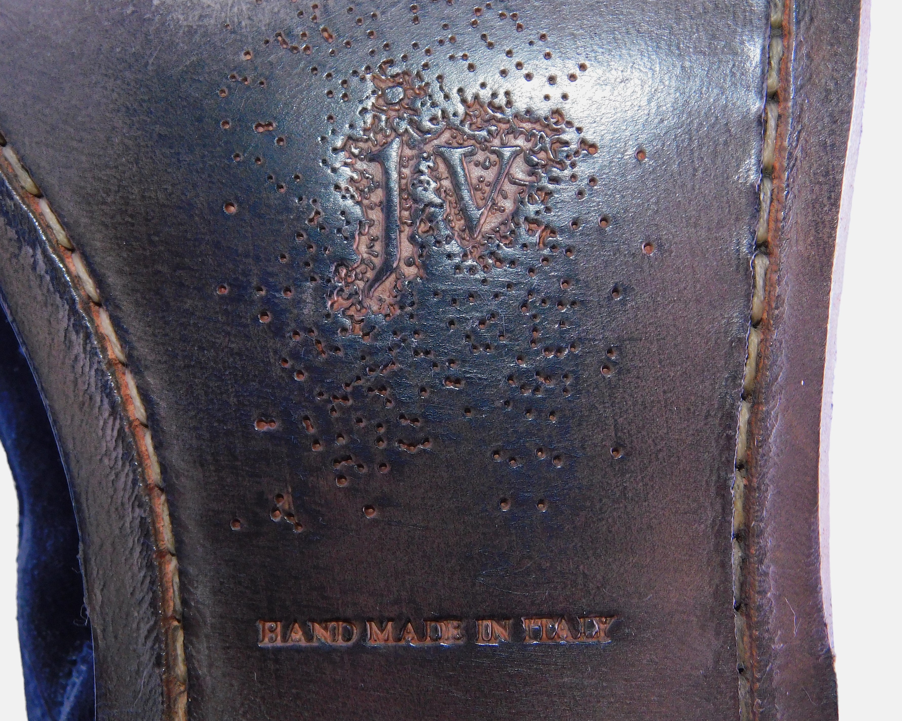 John Varvatos midningt black velvet wingtip boots