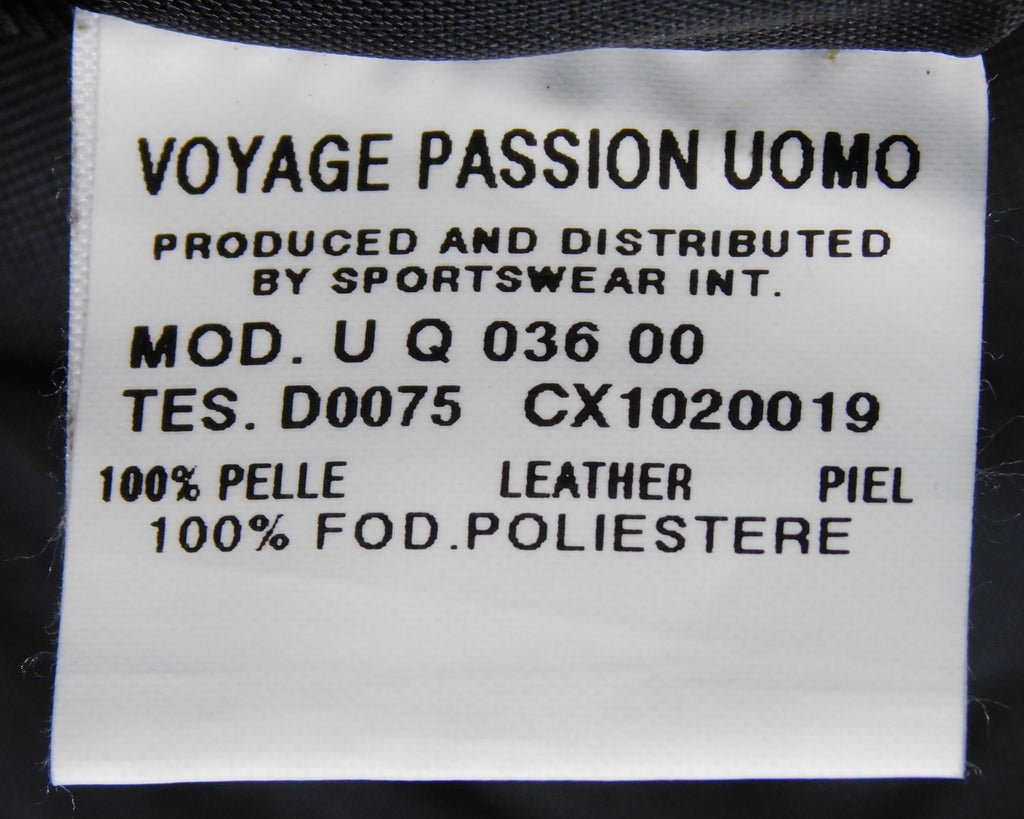 Voyage Passion black leather pants