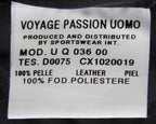 Voyage Passion black leather pants