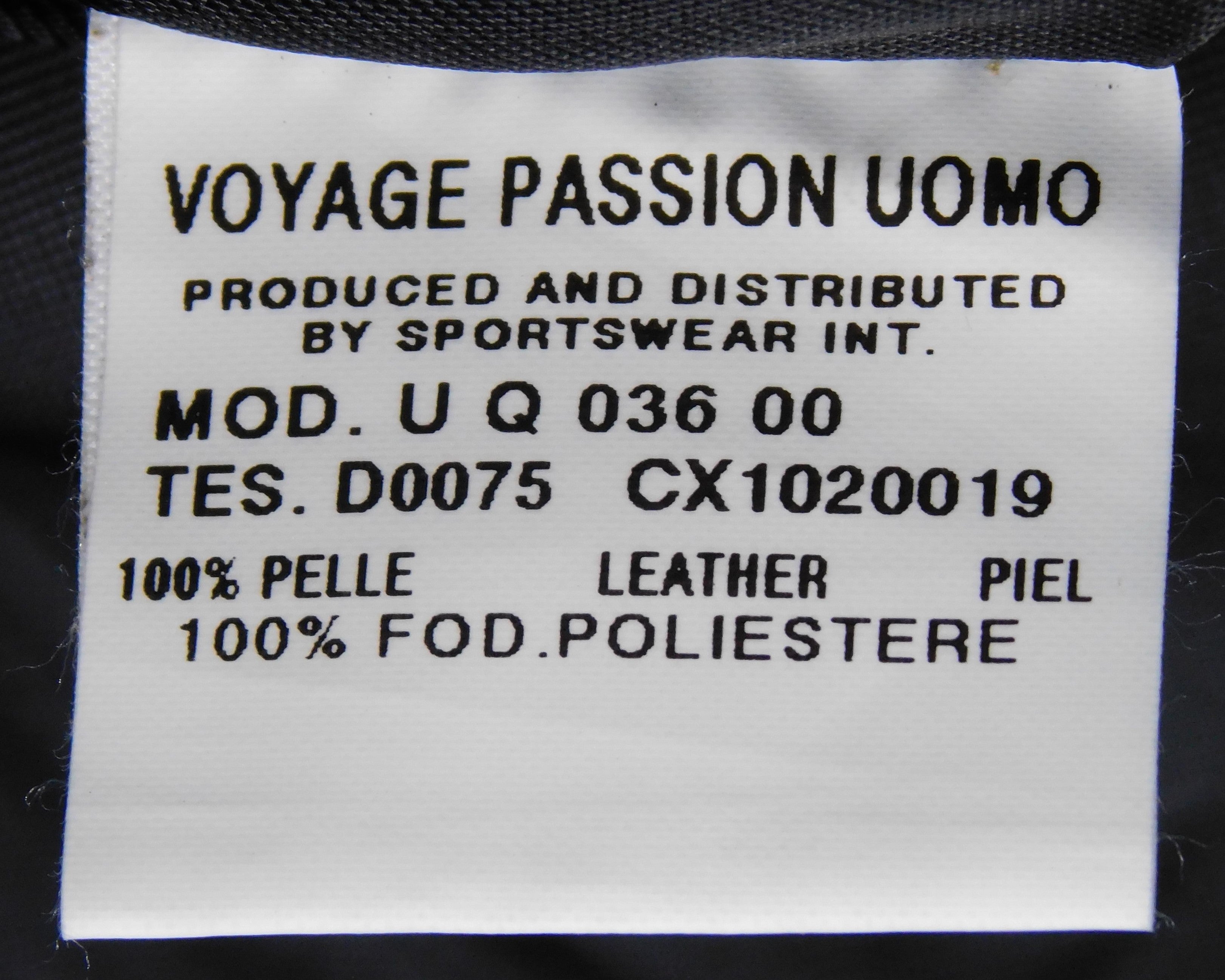 Voyage Passion black leather pants