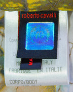 Roberto Cavalli leather jacket with silk lining