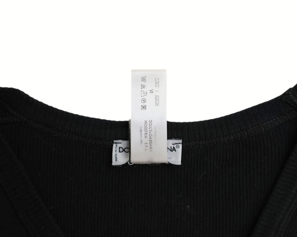 Dolce & Gabbana black and white tank top