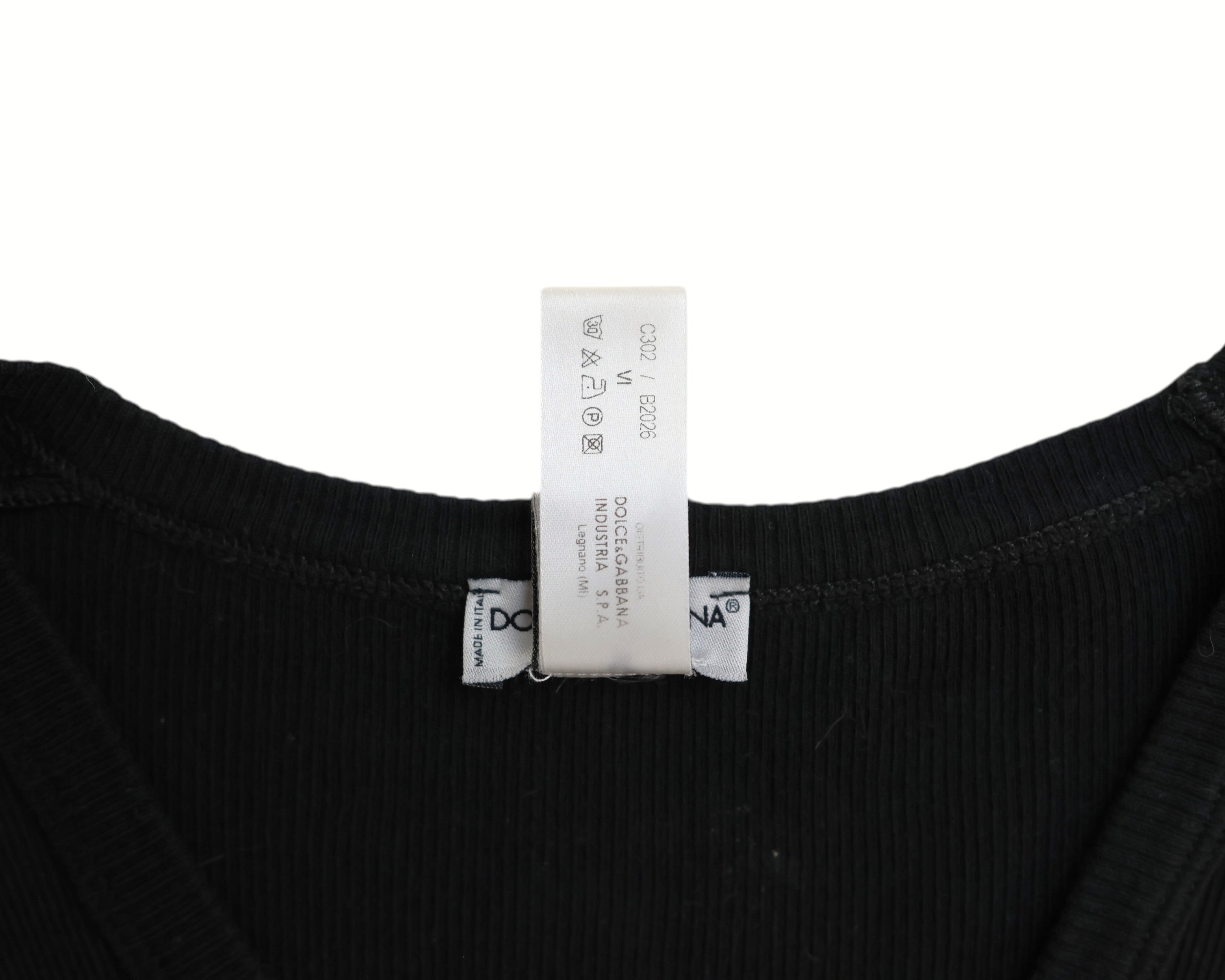Dolce & Gabbana black and white tank top