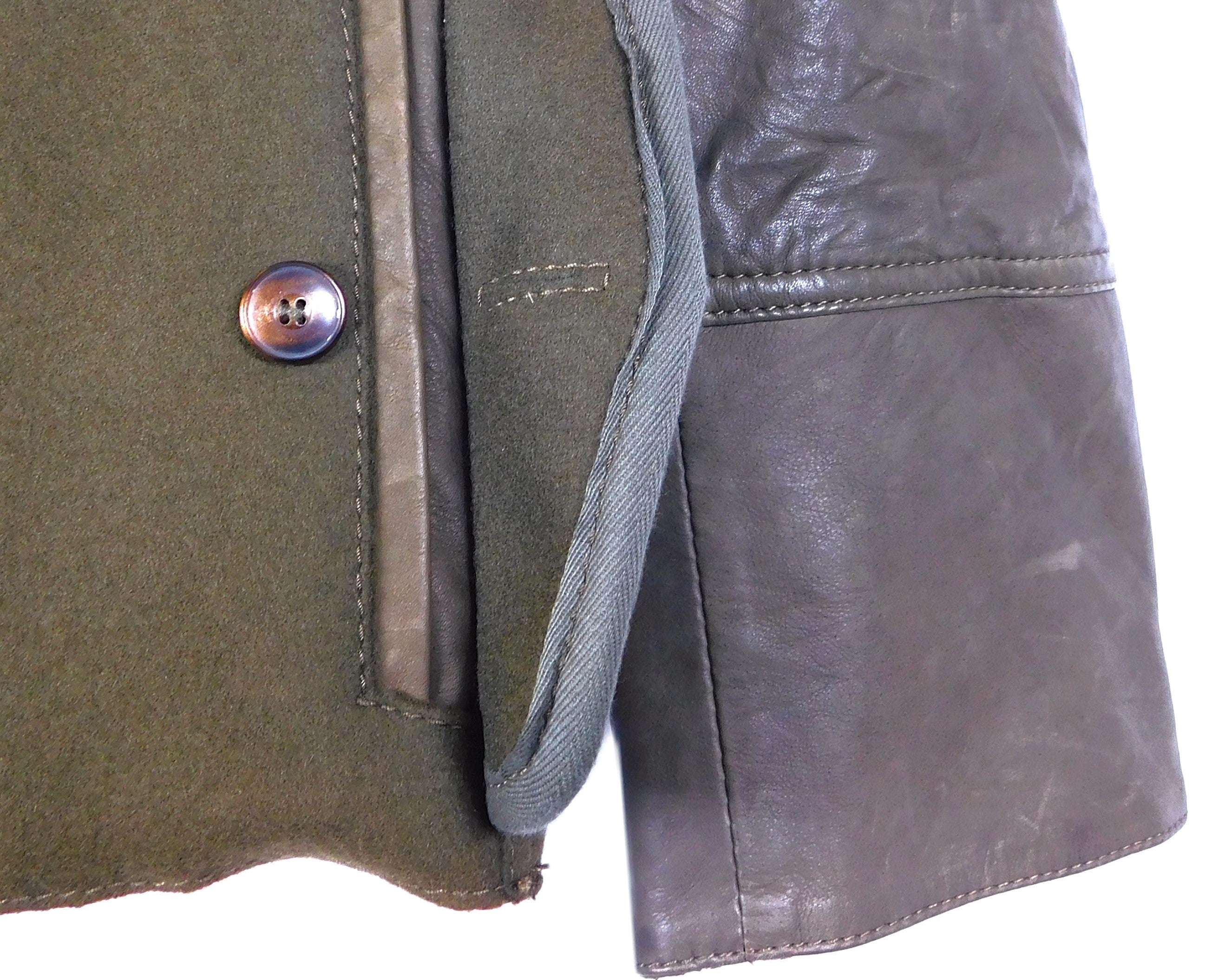 Roberto Cavalli leather jacket with silk lining