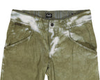Dolce & Gabbana green pants with washed white effect
