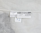 Roberto Cavalli linen blouse with metallic embroidery