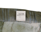 Dolce & Gabbana green pants with washed white effect