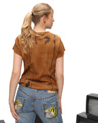 Dolce and Gabbana tiger embroidery jeans